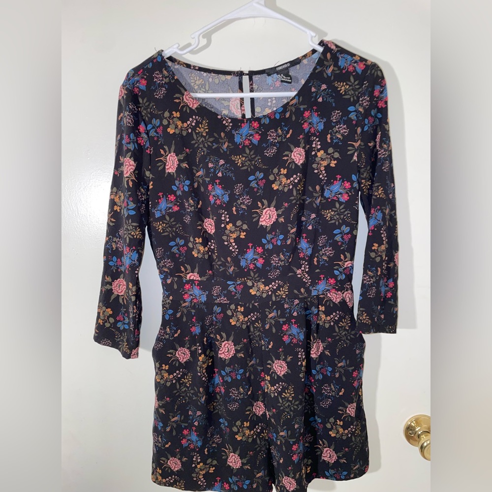 Forever 21 Long Sleeve Romper